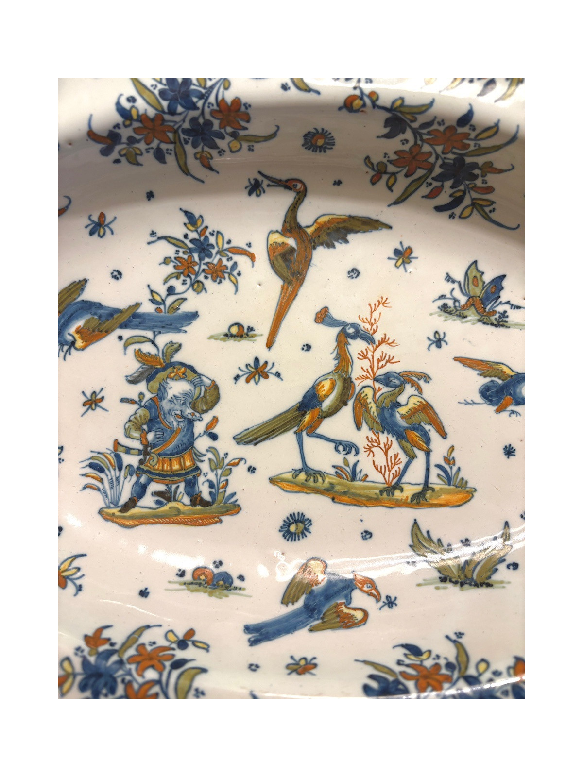 Plat en faïence d’Alcora - XVIIIe siècle - VENDU