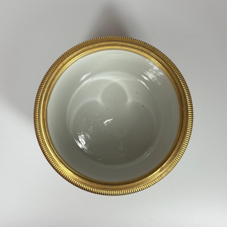 Chinese porcelain bottle cooler - Mount signed Boin-Taburet - Nineteenth century