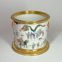 Chinese porcelain bottle cooler - Mount signed Boin-Taburet - Nineteenth century