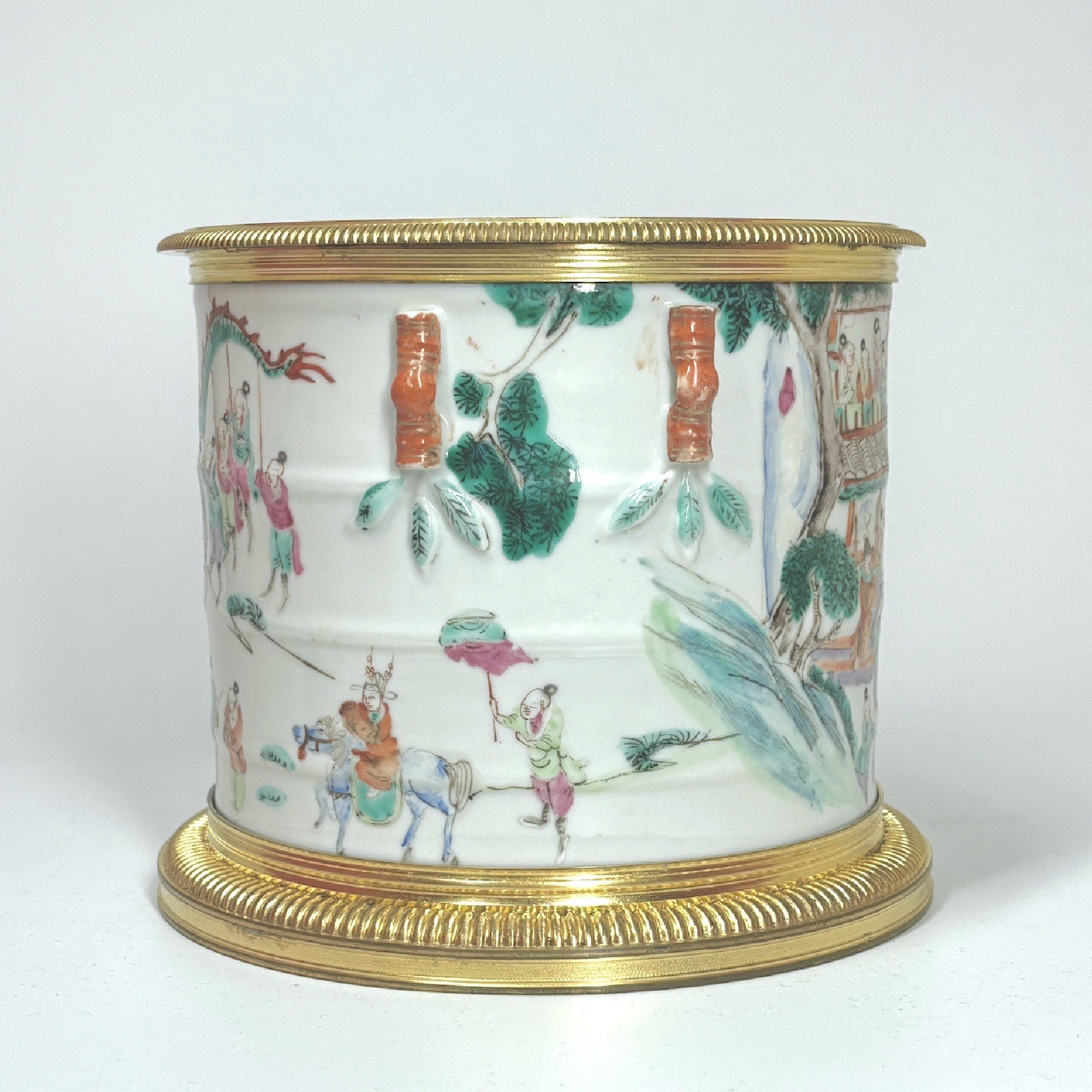 Chinese porcelain bottle cooler - Mount signed Boin-Taburet - Nineteenth century