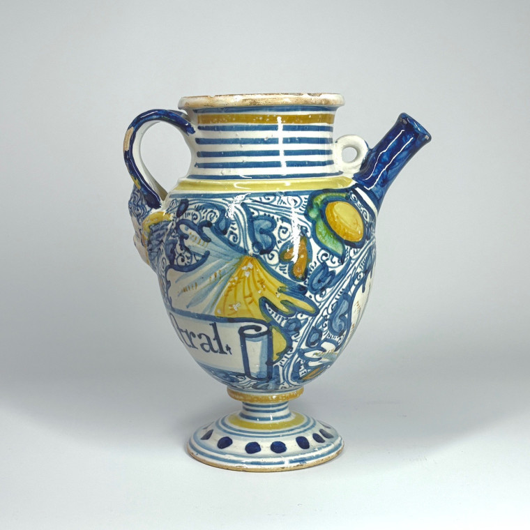 Rare chevrette en majolique de Montpellier - Fin du XVIe siècle - VENDU