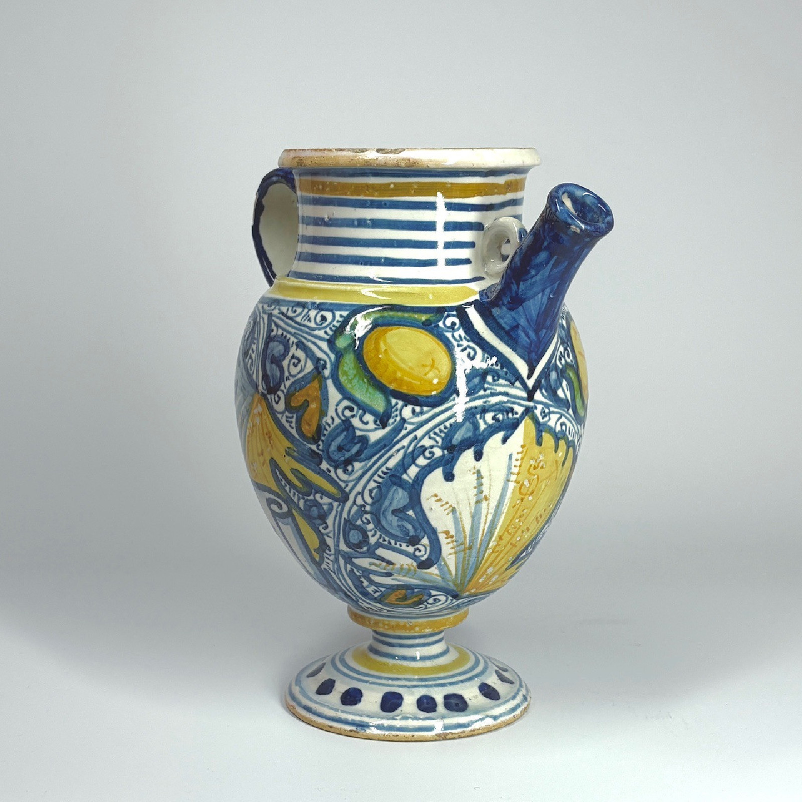 Rare chevrette en majolique de Montpellier - Fin du XVIe siècle - VENDU