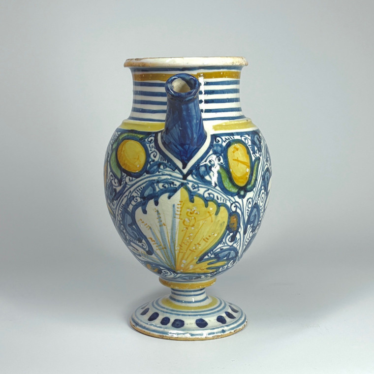 Rare chevrette en majolique de Montpellier - Fin du XVIe siècle - VENDU