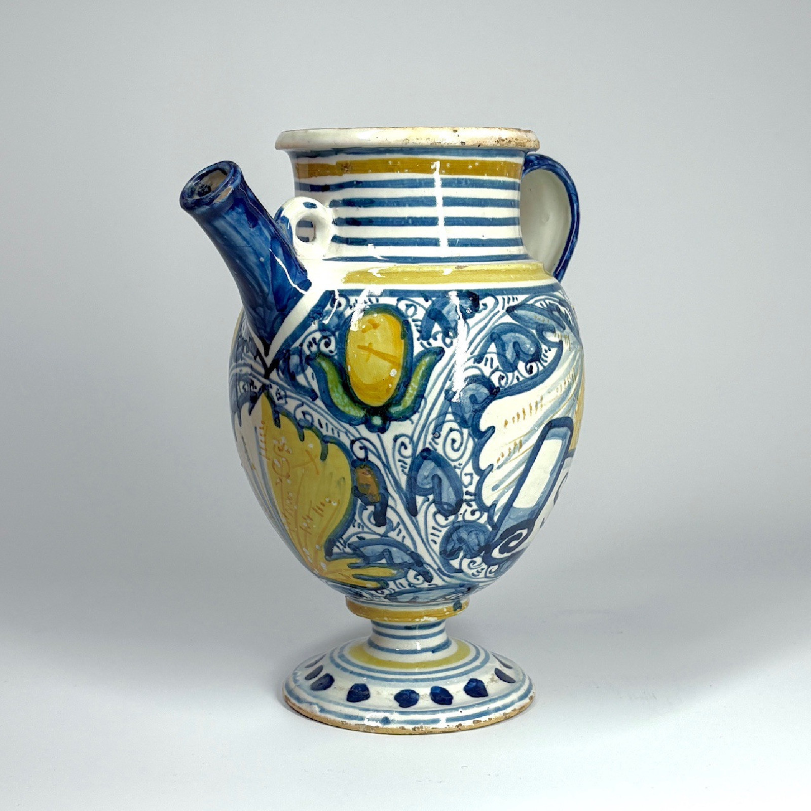 Rare chevrette en majolique de Montpellier - Fin du XVIe siècle - VENDU