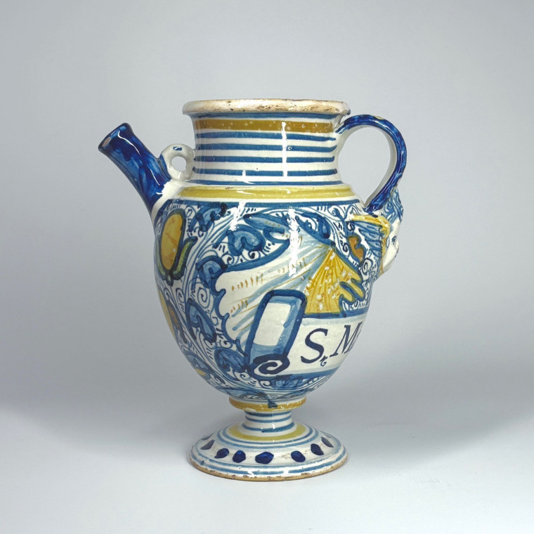 Rare chevrette en majolique de Montpellier - Fin du XVIe siècle - VENDU