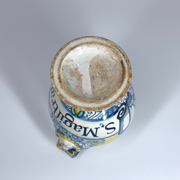 Rare chevrette en majolique de Montpellier - Fin du XVIe siècle - VENDU