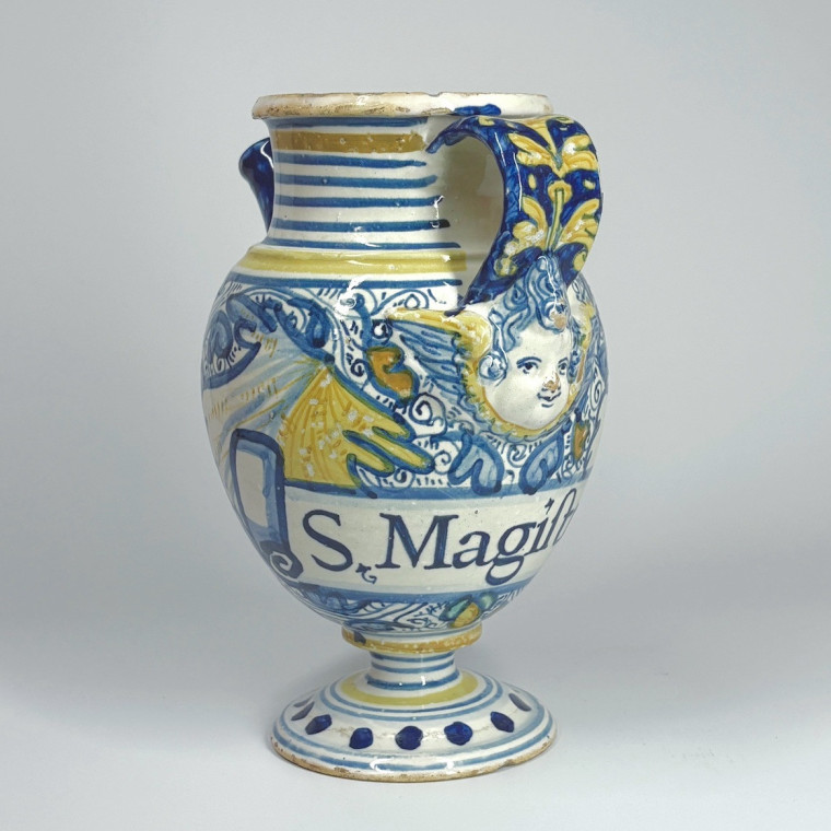 Rare chevrette en majolique de Montpellier - Fin du XVIe siècle - VENDU