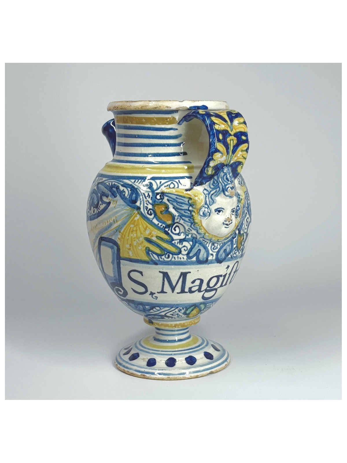 Rare chevrette en majolique de Montpellier - Fin du XVIe siècle - VENDU