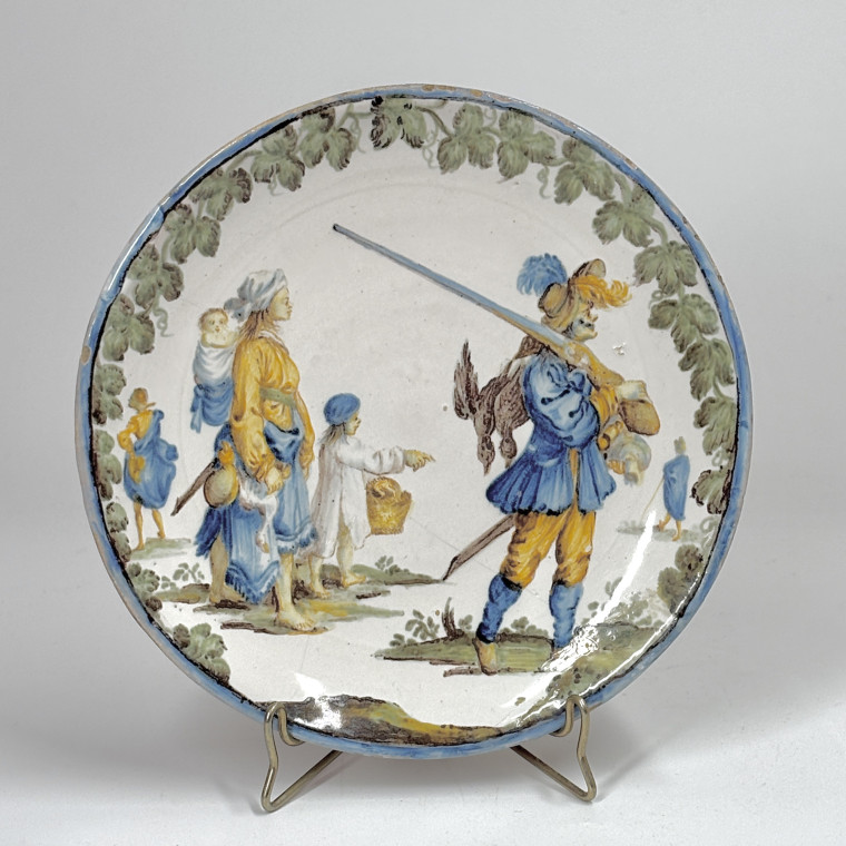 Coupelle en faïence de Castelli  - XVIIIe siècle - VENDU