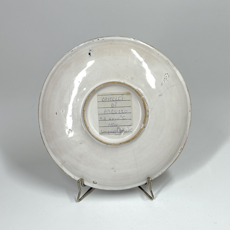 Coupelle en faïence de Castelli  - XVIIIe siècle - VENDU