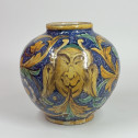 Caltagirone Majolica Ball Vase - 17th Century (2) - reserved