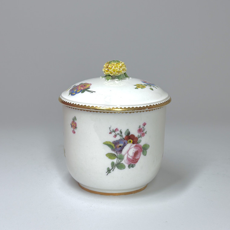 Calabre Sugar Bowl in Sèvres Porcelain - 18th Century