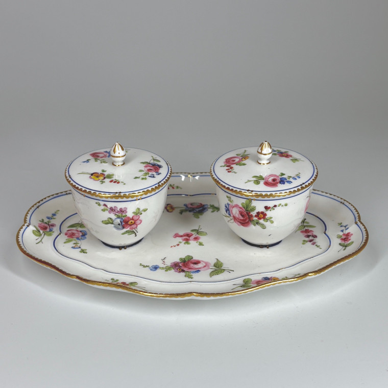 Double Sèvres Porcelain Jam Dish - Eighteenth Century - Sold