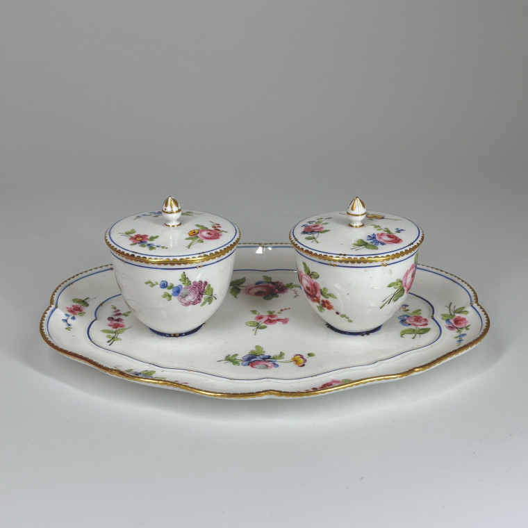 Double Sèvres Porcelain Jam Dish - Eighteenth Century - Sold