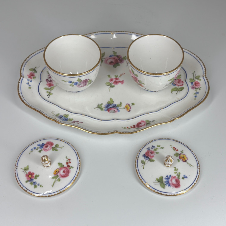 Double Sèvres Porcelain Jam Dish - Eighteenth Century - Sold