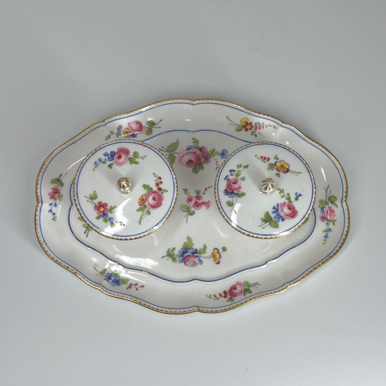 Double Sèvres Porcelain Jam Dish - Eighteenth Century - Sold