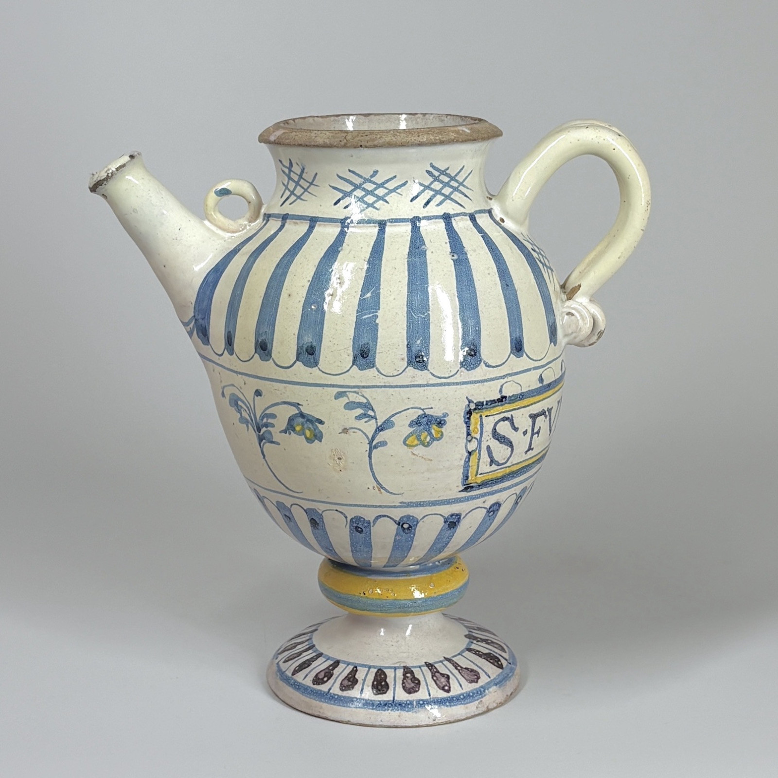 Lyon Majolica Apothecary Jar - Seventeenth Century - Sold