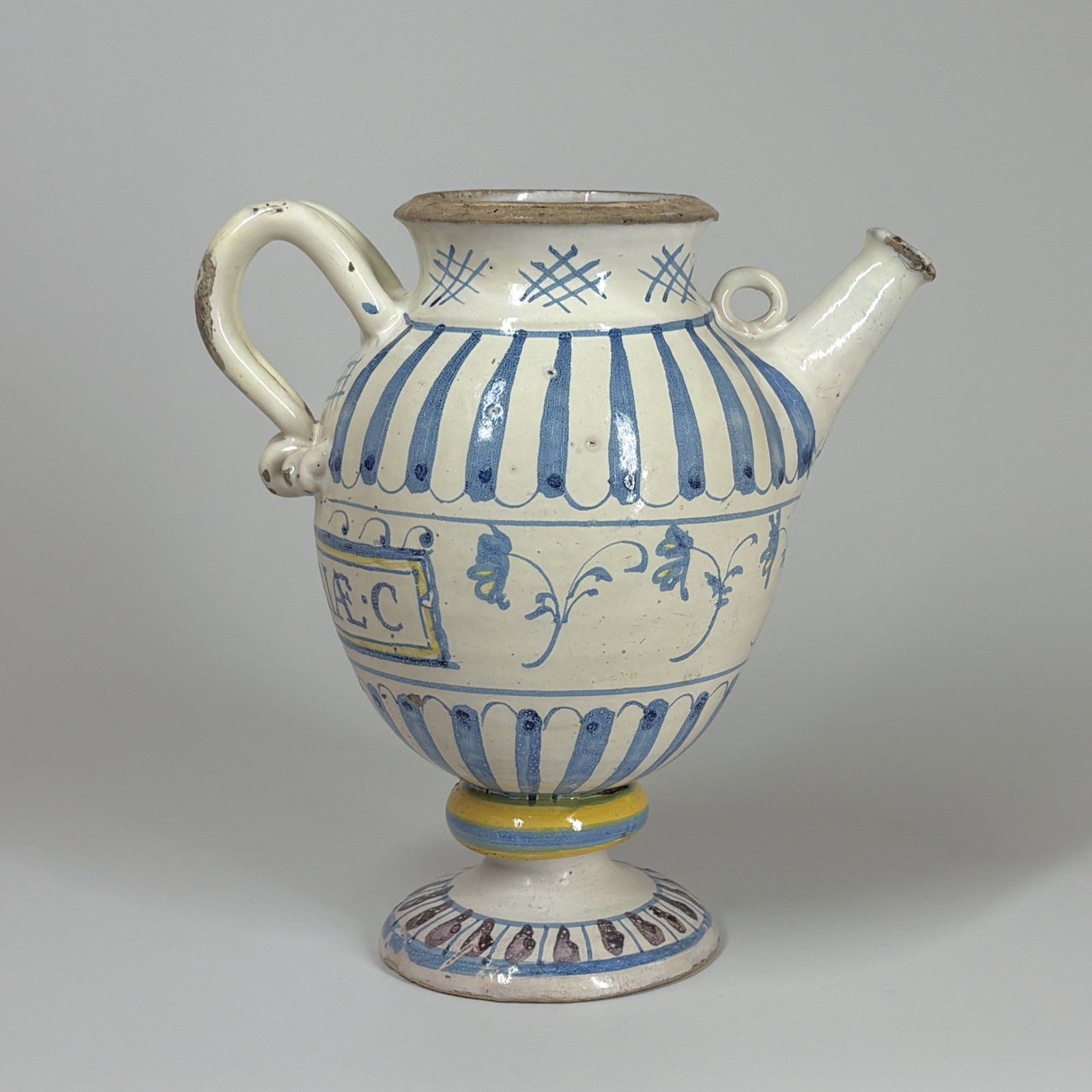 Lyon Majolica Apothecary Jar - Seventeenth Century - Sold