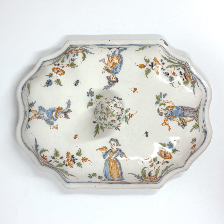 Terrine en faïence de Lyon - XVIIIe siècle