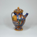 A seventeenth-century majolica pharmacy jar from Pesaro - SOLD