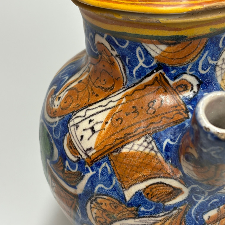 A seventeenth-century majolica pharmacy jar from Pesaro - SOLD