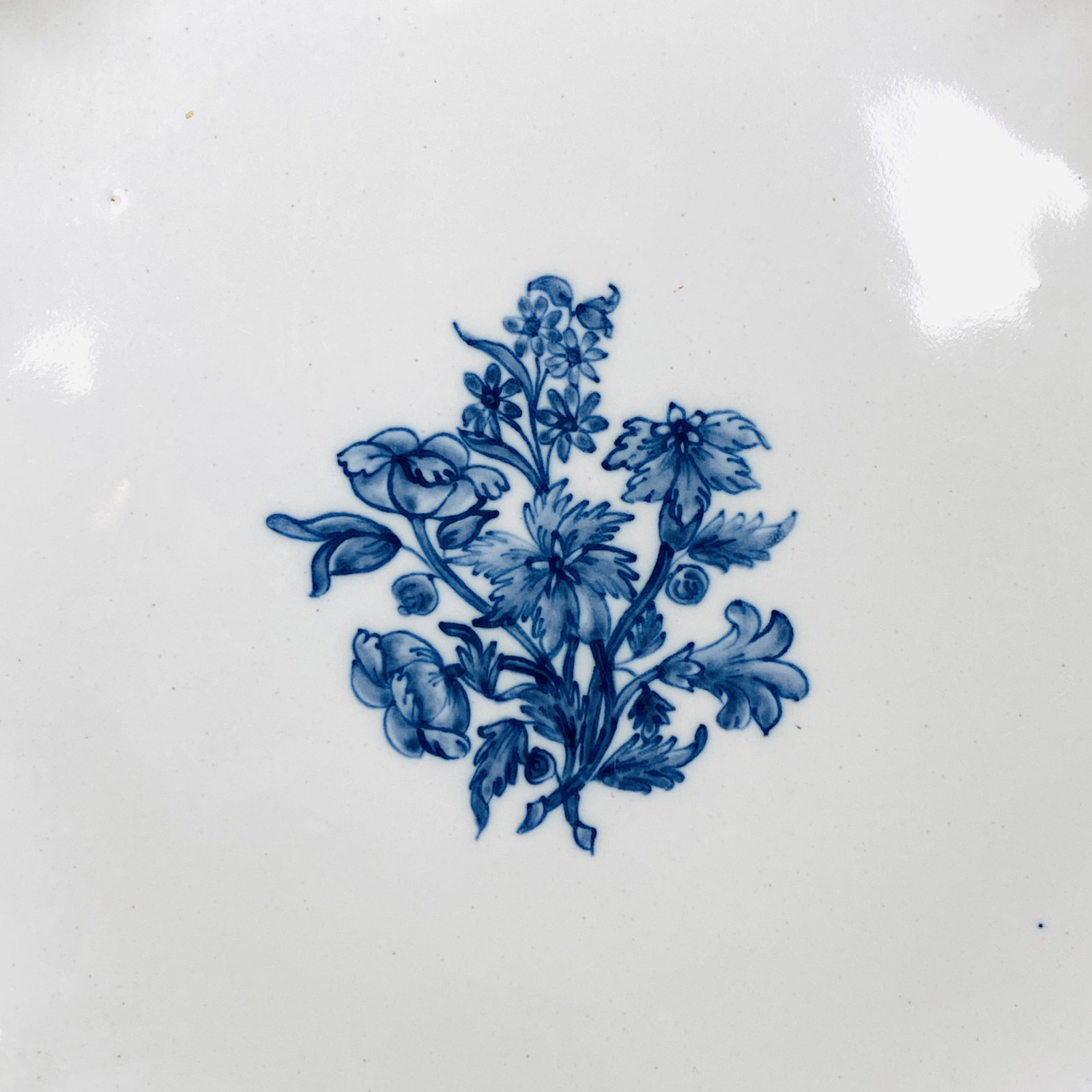 Pair Of Moustiers Earthenware compote Plates - Eighteenth Century