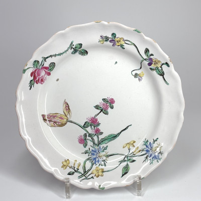 Marseille Faience Plate - Veuve Perrin - 18th Century - RESERVED