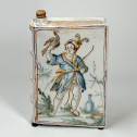 Lyon faience book-shaped Flask - Eighteenth century - SOLD