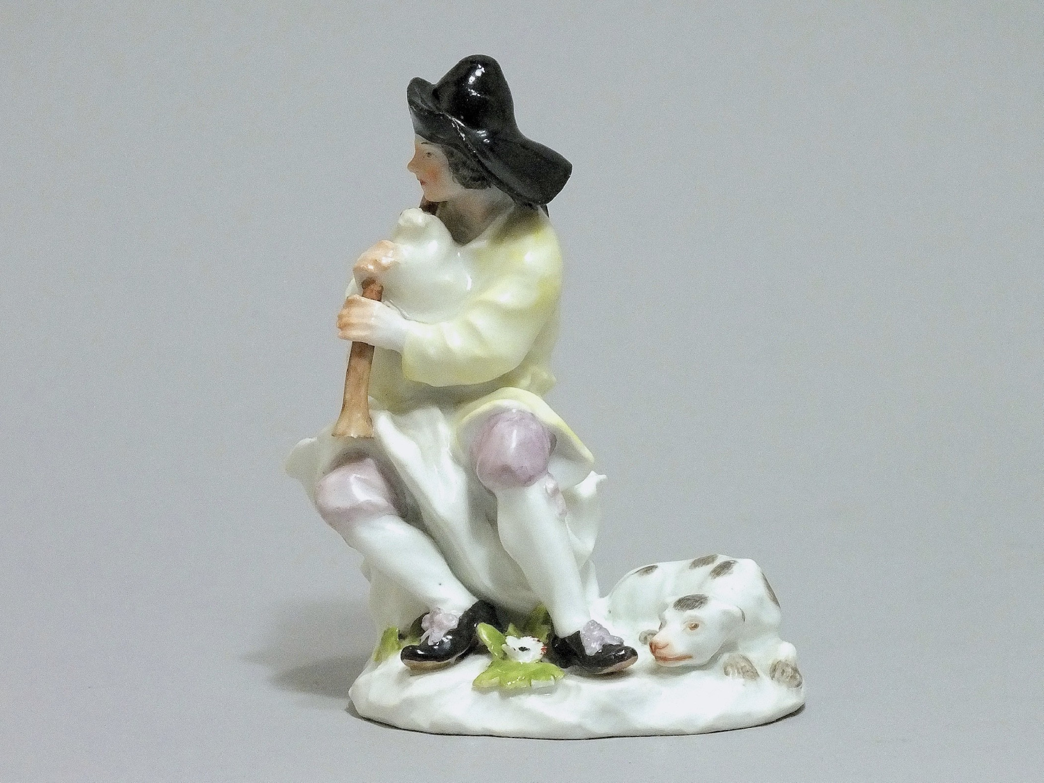 Meissen - Joueur de cornemuse - XVIIIe siècle