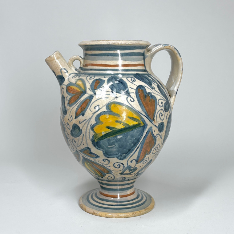 Lyon majolica apothecary's jar - Sixteenth century
