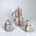 Small Pitcher and Two Juice Pots in Aprey Faience - Eighteenth Century