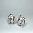 Small Pitcher and Two Juice Pots in Aprey Faience - Eighteenth Century