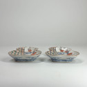 Japon - Paire de coupes  en forme de coloquintes - Époque Meiji - XIXe siècle