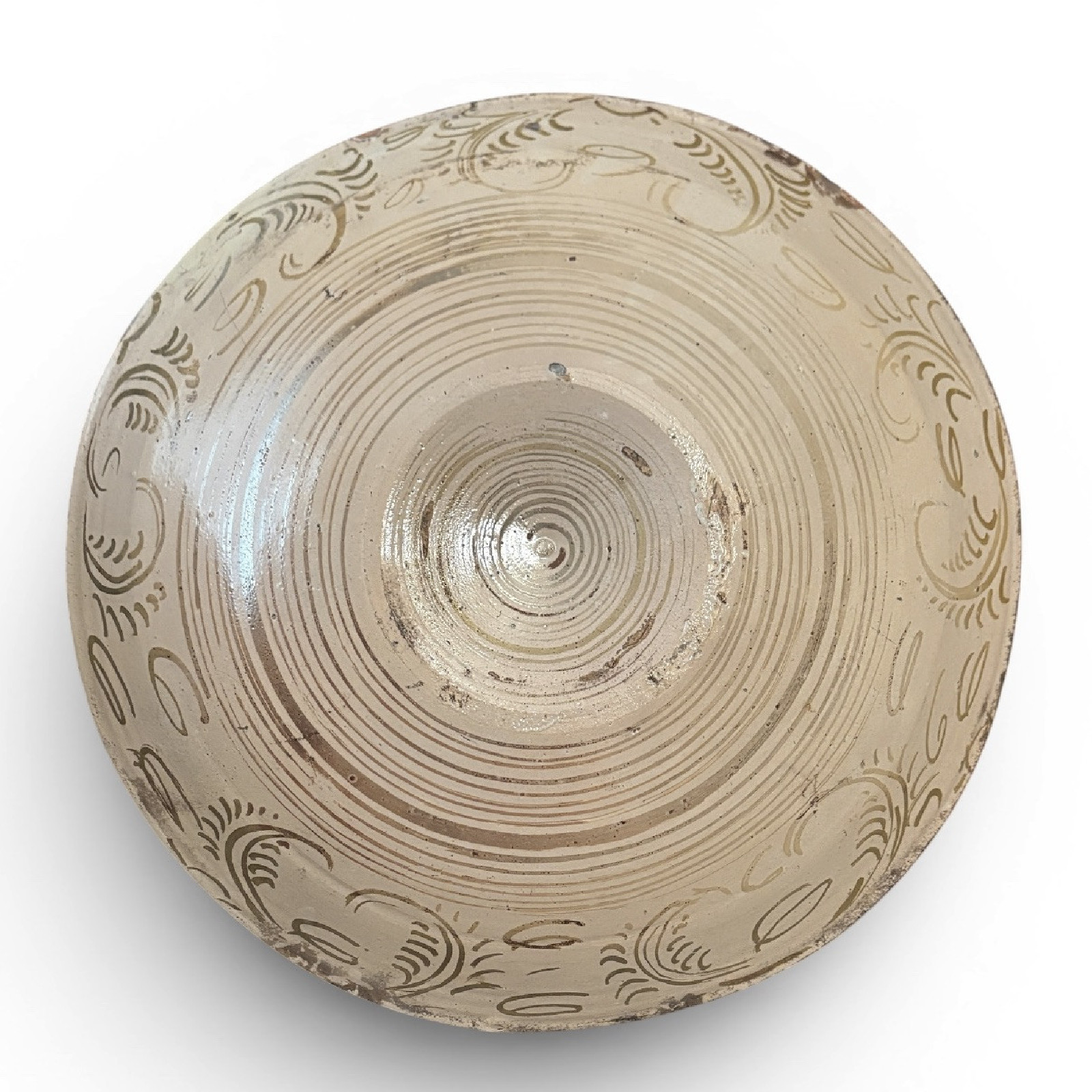 Grand plat en faïence hispano-mauresque - XVIe siècle - VENDU