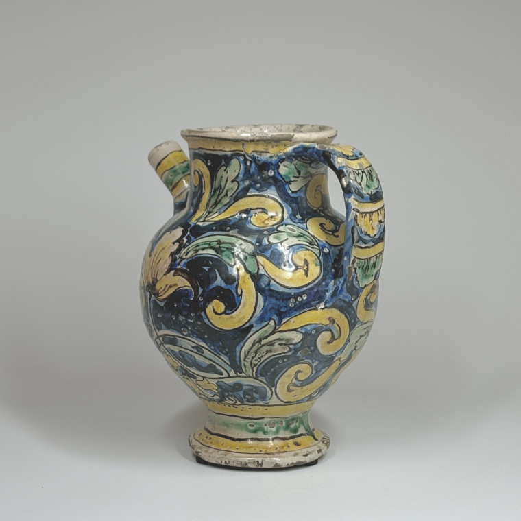 Chevrette en majolique de Caltagirone - XVIIe siècle