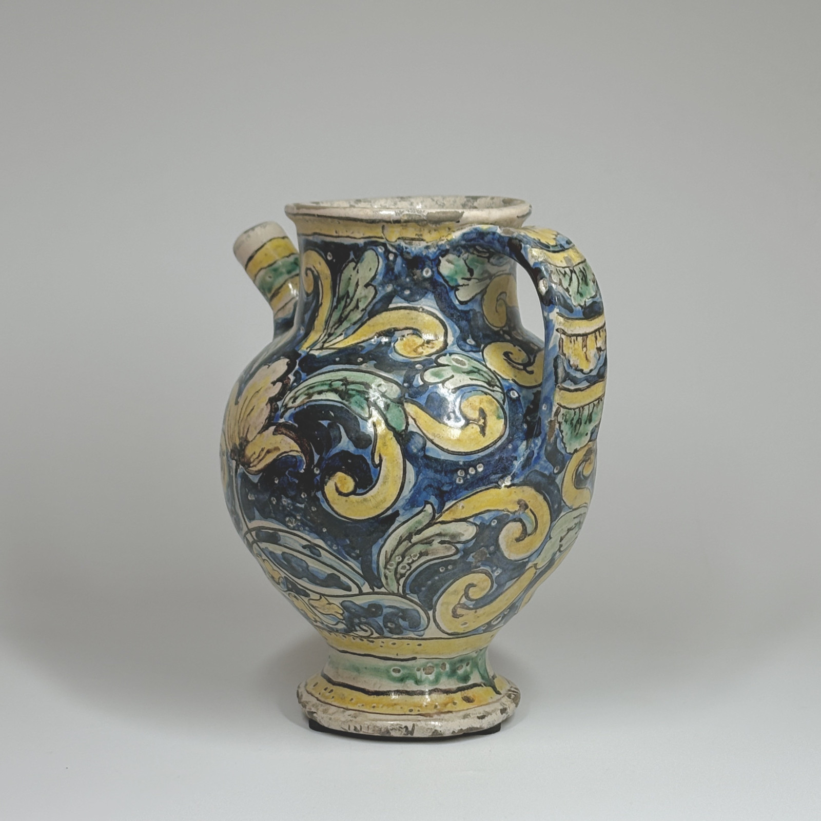 Chevrette en majolique de Caltagirone - XVIIe siècle