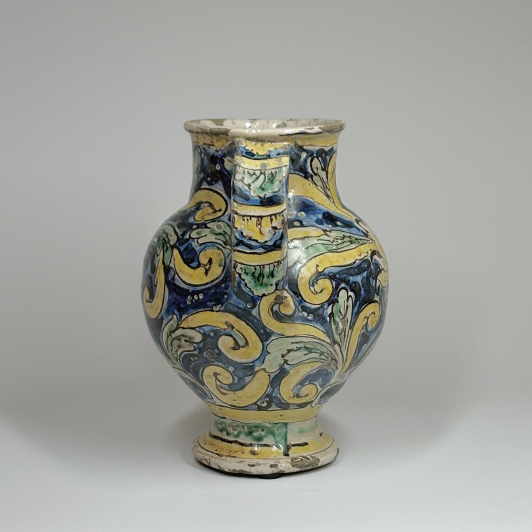 Chevrette en majolique de Caltagirone - XVIIe siècle