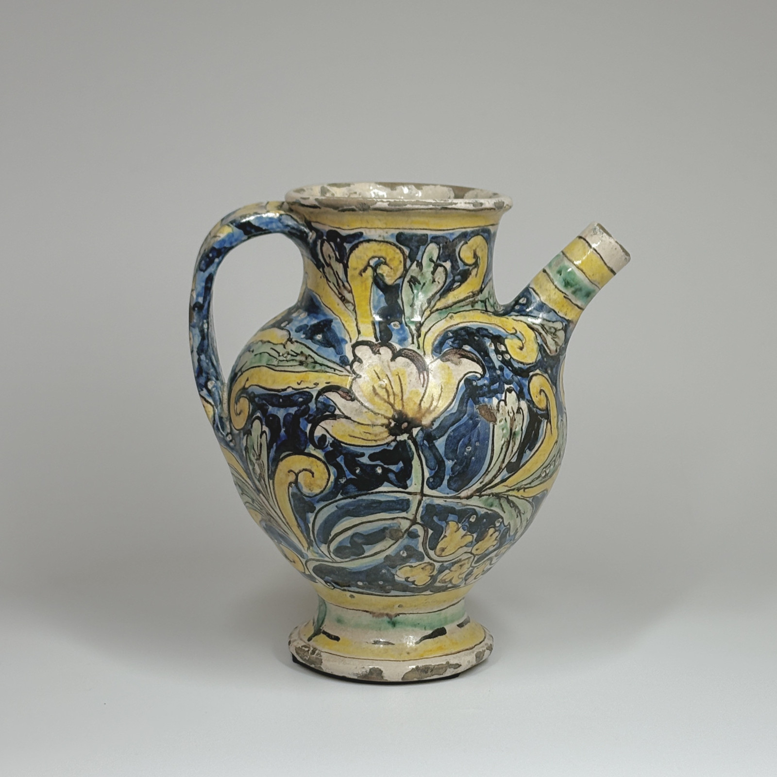 Chevrette en majolique de Caltagirone - XVIIe siècle