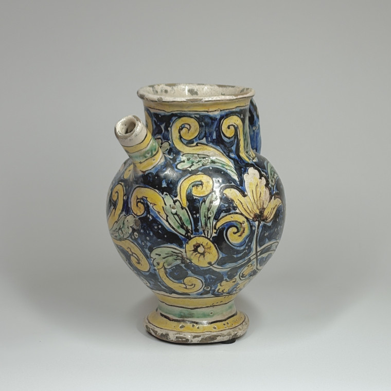Chevrette en majolique de Caltagirone - XVIIe siècle