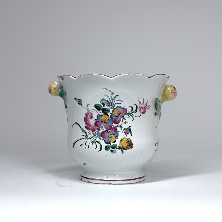 Rafraîchissoir à verre en faïence de Meillonnas - XVIIIe siècle - VENDU