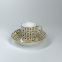 Sèvres - Tasse litron et sa soucoupe en porcelaine dure - XVIIIe siècle