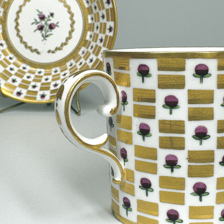 Sèvres - Litron cup and saucer in hard porcelain - Eighteenth century
