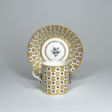 Sèvres - Litron cup and saucer in hard porcelain - Eighteenth century