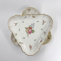 Paire de plats triangulaires en porcelaine de Lille - XVIIIe siècle