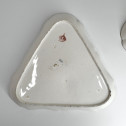 Paire de plats triangulaires en porcelaine de Lille - XVIIIe siècle