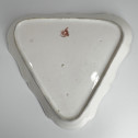 Paire de plats triangulaires en porcelaine de Lille - XVIIIe siècle
