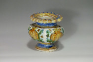 Marche (Pesaro or Duchy of Urbino) - salt cellar oval - seventeenth century