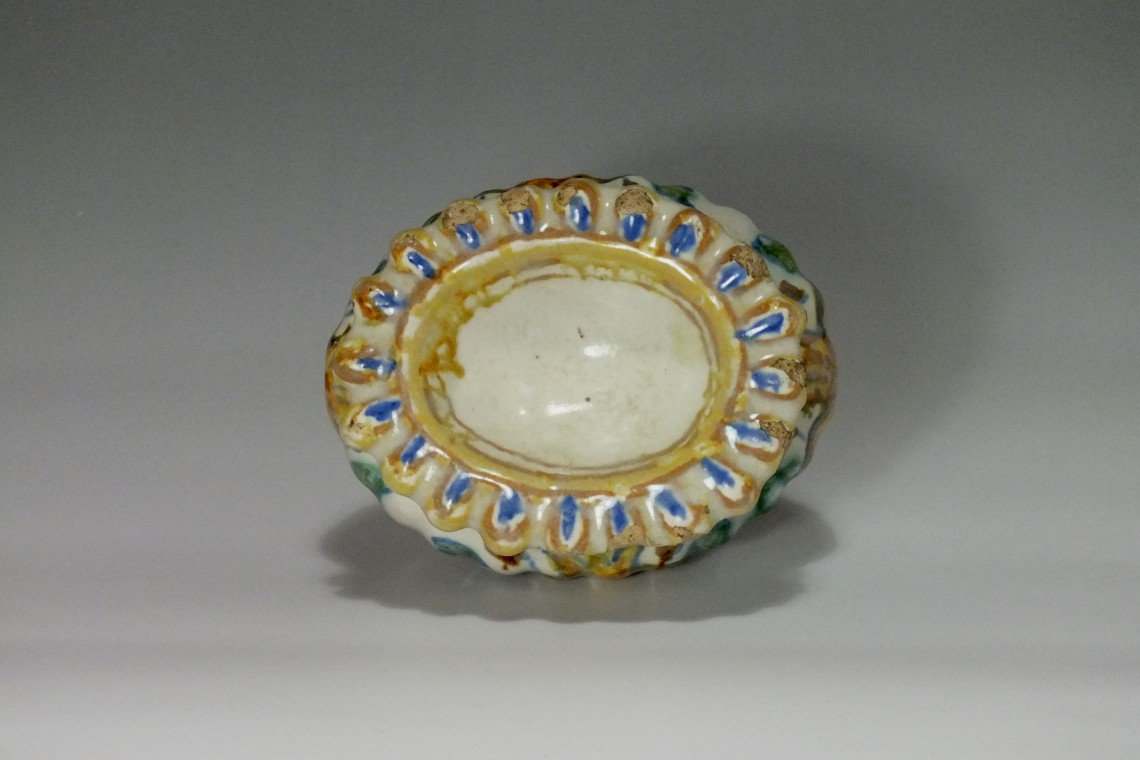 Marche (Pesaro or Duchy of Urbino) - salt cellar oval - seventeenth century