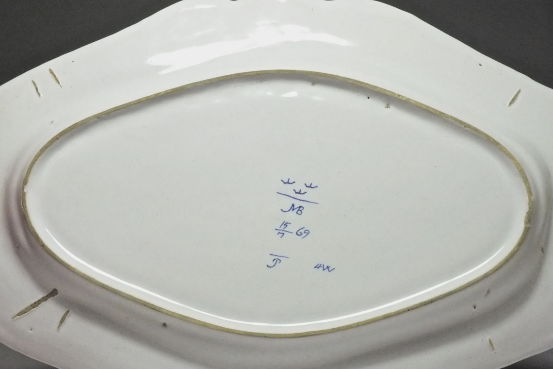 Marieberg (Suéde) - Plat aux chinois - XVIIIe Siècle