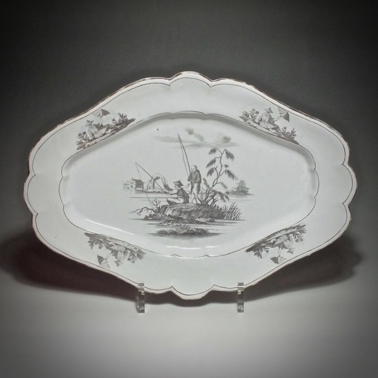 Marieberg (Suéde) - Plat aux chinois - XVIIIe Siècle